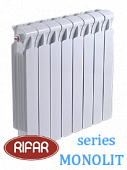 Радиатор биметаллический RIFAR МONOLIT (боковое подключение) 500/14 секций с доставкой в Уфу